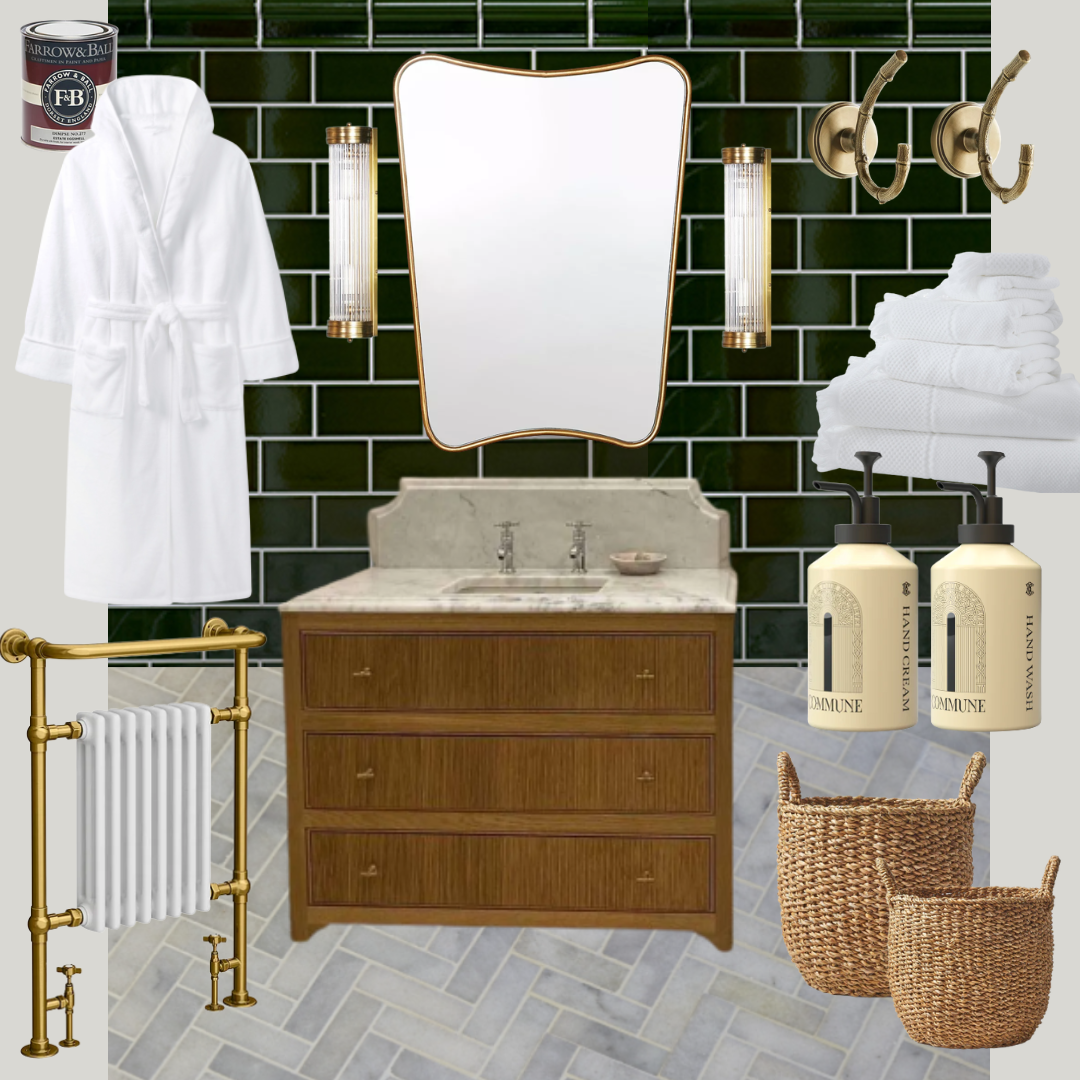 Racing Green Bathroom